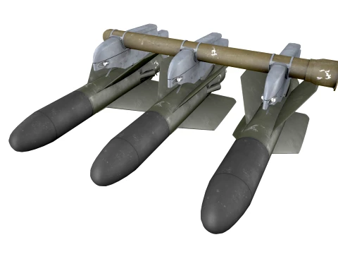 AGM-22 미사일 --302-- 3D 모델