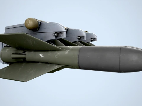 AGM-22 Missiles --302-- 3D Model