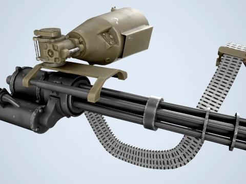 M134 MachineGun Ver2 --304-- 3D Model