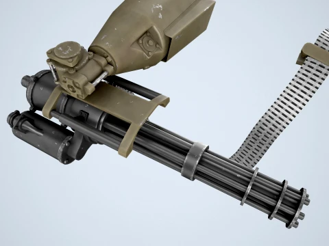 M134 MachineGun Ver2 --304-- 3D Model