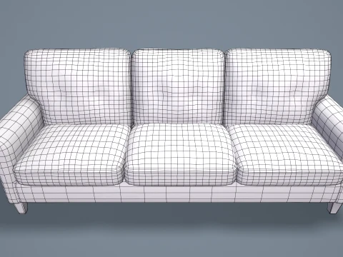 Abandoned Leather Sofas Pack --450-- 3D Model