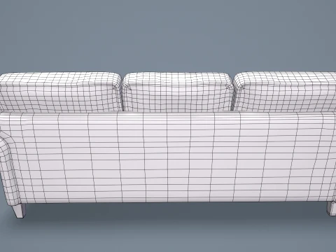 Abandoned Leather Sofas Pack --450-- 3D Model
