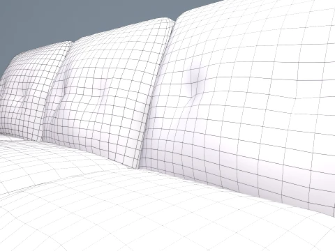 Abandoned Leather Sofas Pack --450-- 3D Model