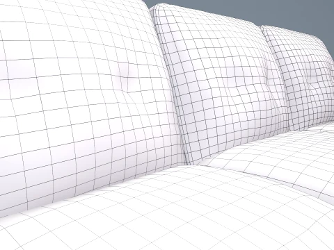 Abandoned Leather Sofas Pack --450-- 3D Model
