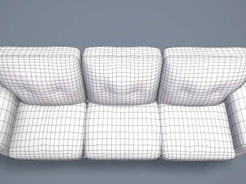 Abandoned Leather Sofas Pack --450-- 3D Model