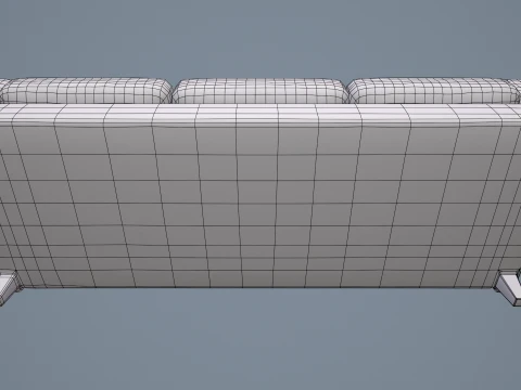 Abandoned Leather Sofas Pack --450-- 3D Model