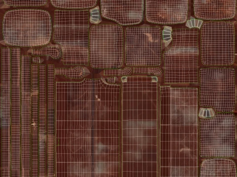 Abandoned Leather Sofas Pack --450-- 3D Model