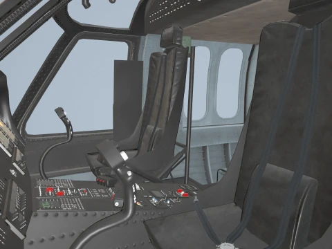 Helicopter UH-60 Australian Army Static --36-- 3D Model