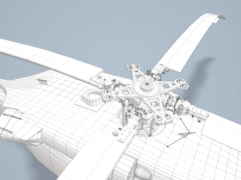 Helicopter UH-60 Australian Army Static --36-- 3D Model