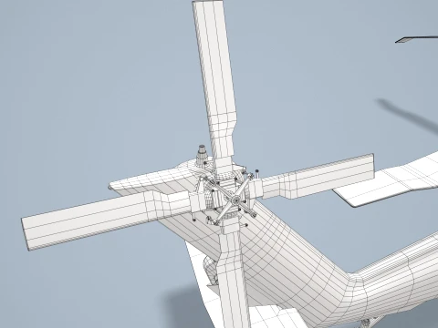 Helicopter UH-60 Australian Army Static --36-- 3D Model