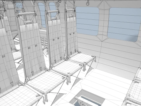 Helicopter UH-60 Australian Army Complex Animation --36-- 3D Model