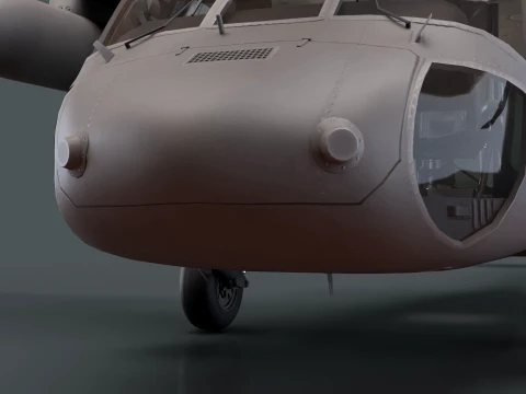 Helic&oacute;ptero UH-60 Black Hawk Grey Livery Est&aacute;tico --38-- Modelo 3D