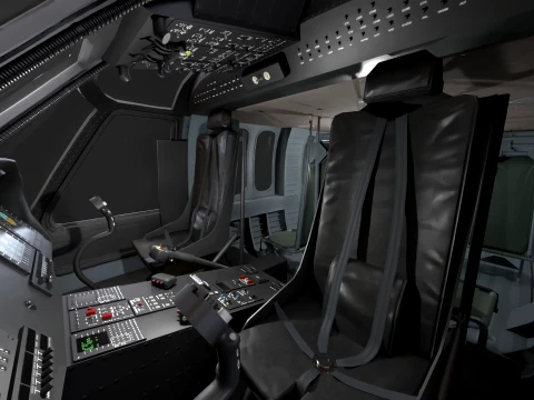 Helic&oacute;ptero UH-60 Israel Yanshuf Est&aacute;tico --39-- Modelo 3D