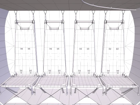 Helicopter UH-60 Israel Yanshuf Complex Animation --39-- 3D Model