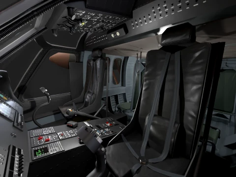 Helicopter UH-60JA Black Hawk Japan Static --40-- 3D Model