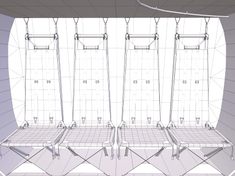 Helicopter UH-60JA Black Hawk Japan Basic Animation --40-- 3D Model