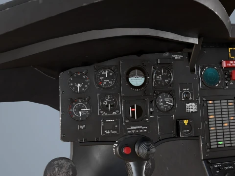 Helicopter CH-47 Chinook Blank Livery Static --13-- 3D Model
