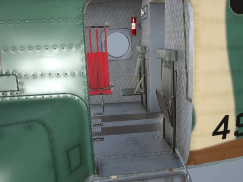 Helicopter CH-47 Chinook Japan Air Self Defense Force Static --14-- 3D Model
