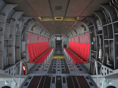 Helicopter CH-47 Chinook Japan Air Self Defense Force Static --14-- 3D Model