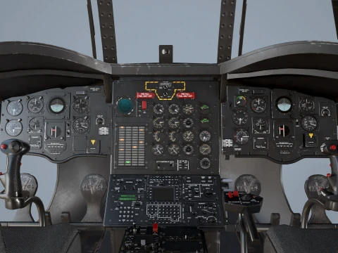 Helicopter CH-47 Chinook Japan Air Self Defense Force Static --14-- 3D Model