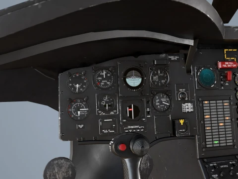 Helicopter CH-47 Chinook Japan Air Self Defense Force Static --14-- 3D Model