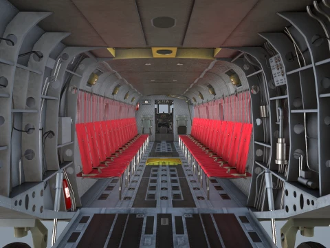 Helicopter CH-47 Chinook Japan Ground Self Defense Force Static --15-- 3D Model