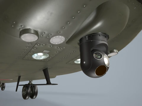 Helicopter CH-47 Chinook Japan Ground Self Defense Force Complex Animation --15-- 3D Model