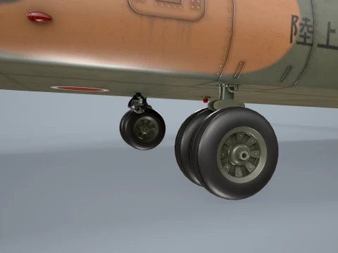 Helicopter CH-47 Chinook Japan Ground Self Defense Force Complex Animation --15-- 3D Model
