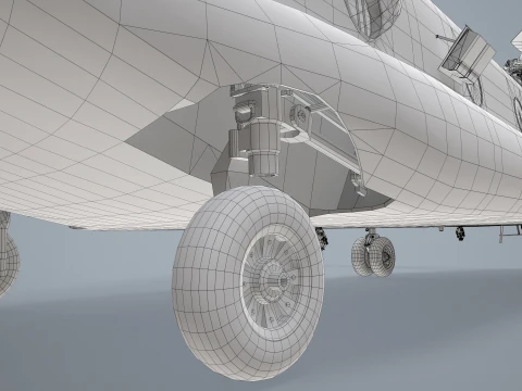 Helicopter CH-47 Chinook Japan Ground Self Defense Force Complex Animation --15-- 3D Model
