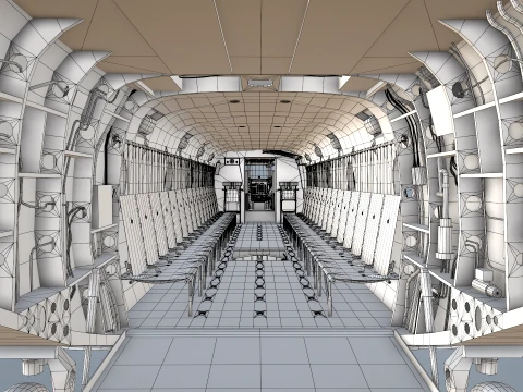 Helicopter CH-47 Chinook Japan Ground Self Defense Force Complex Animation --15-- 3D Model