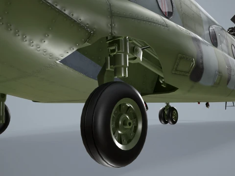 Helicopter CH-47 Chinook Korean Army Complex Animation --17-- 3D Model