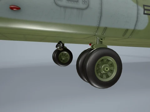 Helicopter CH-47 Chinook Korean Army Complex Animation --17-- 3D Model