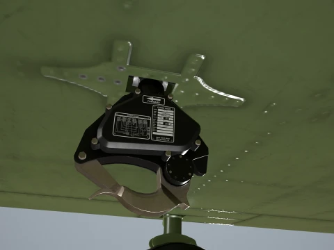 Helicopter CH-47 Chinook Korean Army Complex Animation --17-- 3D Model