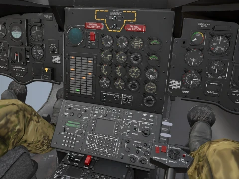Helicopter CH-47 Chinook Korean Army Complex Animation --17-- 3D Model