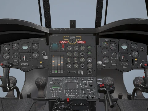 Helicopter CH-47 Chinook Luftwaffe Static --18-- 3D Model