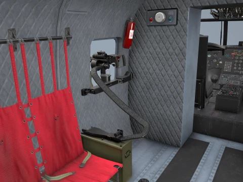 Helicopter CH-47 Chinook Luftwaffe Static --18-- 3D Model