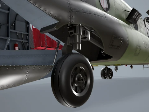 Helicopter CH-47 Chinook Royal Canadian Air Force Static --19-- 3D Model