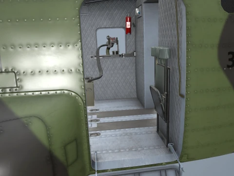 Helicopter CH-47 Chinook Royal Canadian Air Force Static --19-- 3D Model