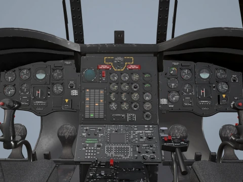 Helicopter CH-47 Chinook Royal Canadian Air Force Static --19-- 3D Model