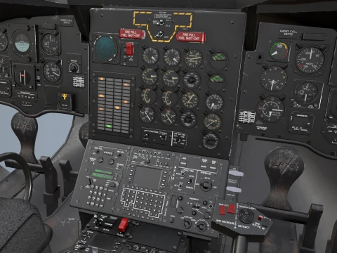 Helicopter CH-47 Chinook Royal Canadian Air Force Static --19-- 3D Model