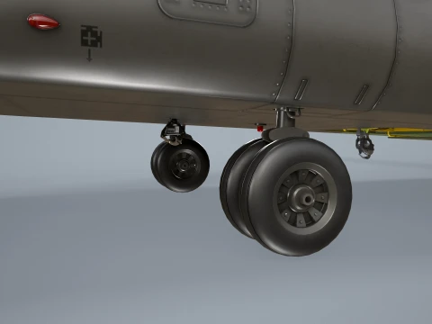 Helicopter CH-47 Chinook Royal Canadian Air Force Complex Animation --19-- 3D Model