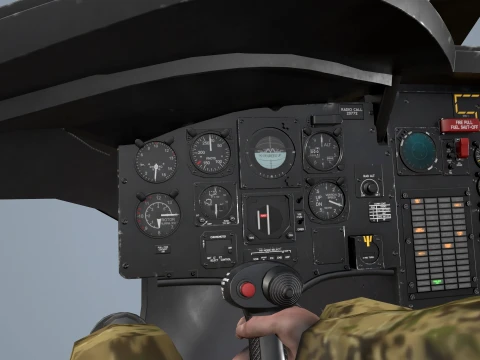 Helicopter CH-47 Chinook Royal Canadian Air Force Complex Animation --19-- 3D Model
