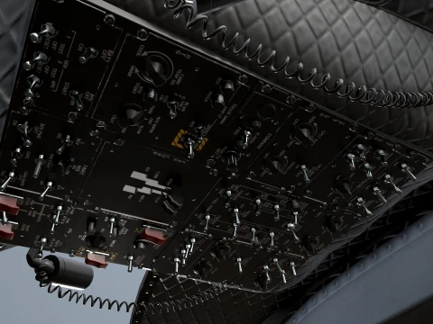 Helicopter CH-47 Chinook Royal Canadian Air Force Complex Animation --19-- 3D Model