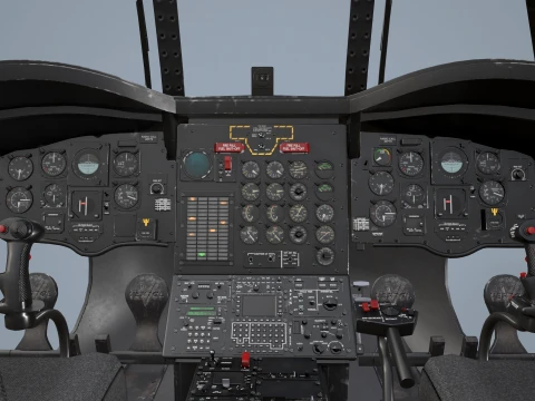 Helicopter CH-47D Chinook Spanish Army Static --20-- 3D Model