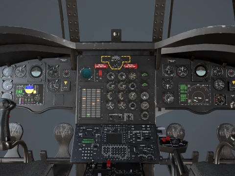 Helicopter CH-47F Chinook Australian Army Static --21-- 3D Model