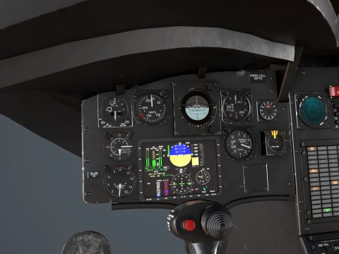 Helicopter CH-47F Chinook Australian Army Static --21-- 3D Model