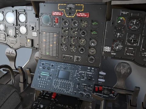 Helic&oacute;ptero CH-47J Chinook JGSDF Winter Static --22-- Modelo 3D