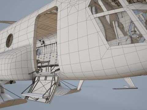 Helic&oacute;ptero CH-47J Chinook JGSDF Winter Static --22-- Modelo 3D
