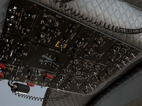 Helicopter CH-47J Chinook JGSDF Winter Complex Animation --22-- 3D Model
