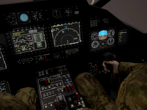 Helicopter Kamov Ka-52 Alligator Camo Basic Animation --31-- 3D Model